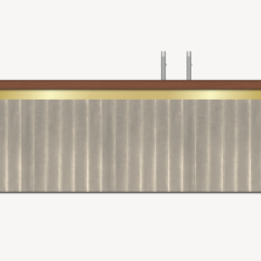 bar met cortenstaal toogblad